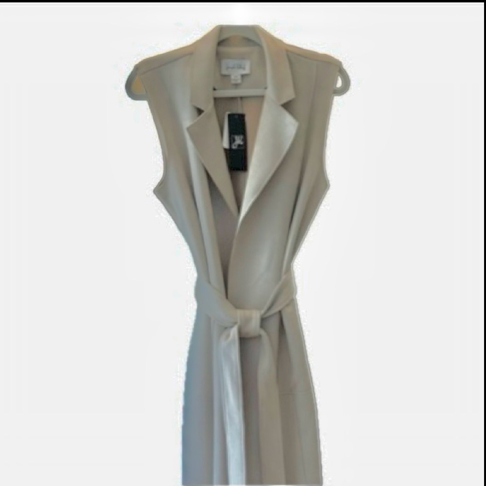 NWT JOSEPH RIBKOFF Longline Vest Women’s Size M